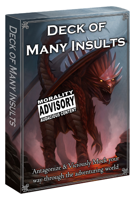 Loke Battle Mats: Deck of Many Insults | Dragon's Lair Comics and Fantasy Houston TX