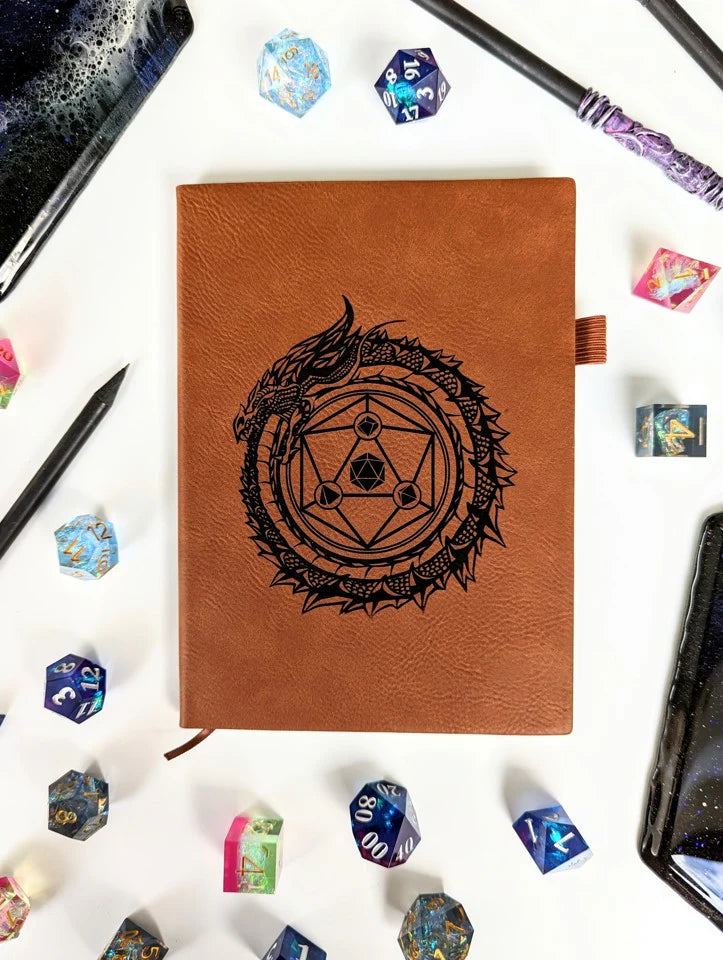NTSD Leatherette RPG Mini Dot Journal | Dragon's Lair Comics and Fantasy Houston TX