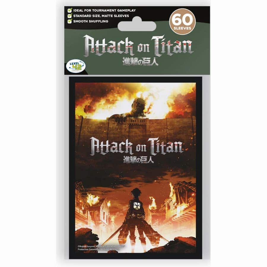 Attack on Titan: The Wall Card Sleeves Attack on Titan: The Wall Card Sleeves