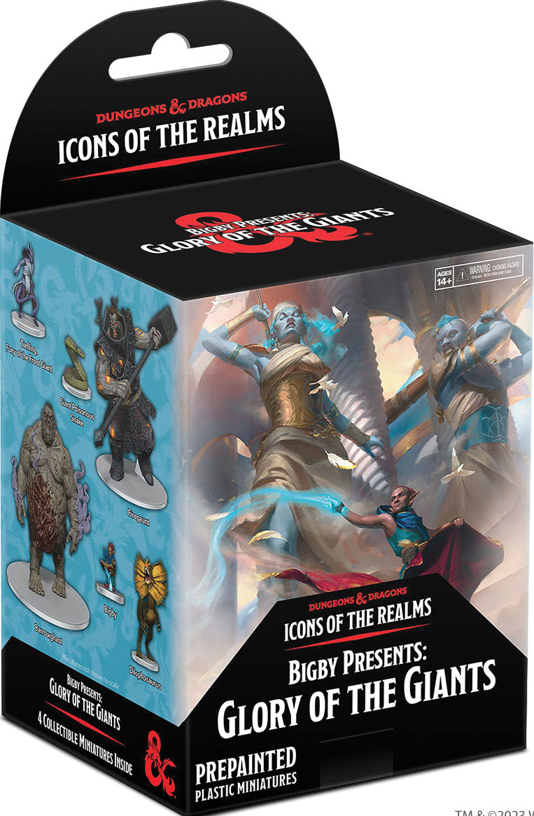 Wizkids Dungeons and Dragons Icons of the Realms Bigby Presents Glory of the Giants Booster Blind Box | Dragon's Lair Comics and Fantasy Houston TX