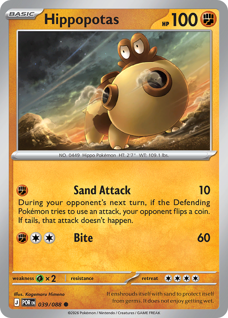 Hippopotas (052/131) (Master Ball Pattern) [Scarlet & Violet: Prismatic Evolutions] | Odin's Place