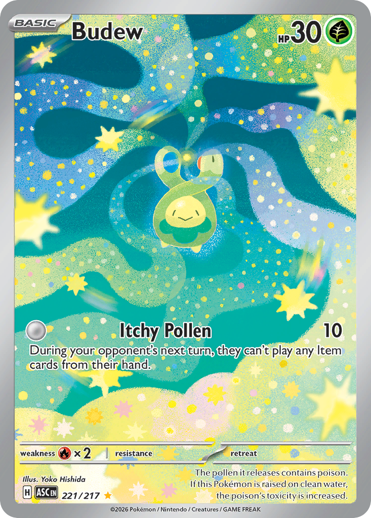 Budew (004/131) (Master Ball Pattern) [Scarlet & Violet: Prismatic Evolutions] | Odin's Place