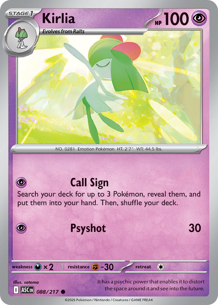 Kirlia (068/195) (Psychic Elegance - Tord Reklev) [World Championships 2023] | Odin's Place
