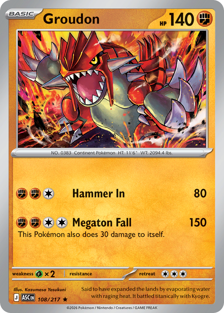 Groudon (049/131) (Master Ball Pattern) [Scarlet & Violet: Prismatic Evolutions] | Odin's Place