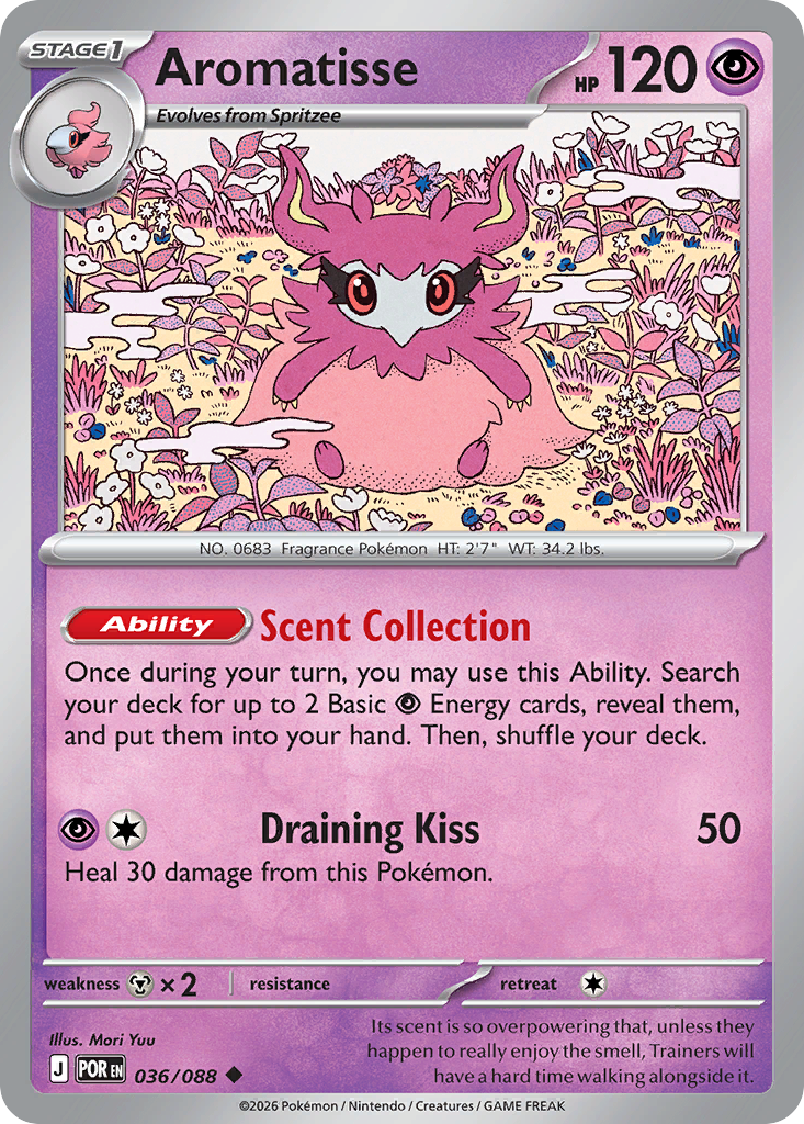 Aromatisse (039/131) (Master Ball Pattern) [Scarlet & Violet: Prismatic Evolutions] | Odin's Place