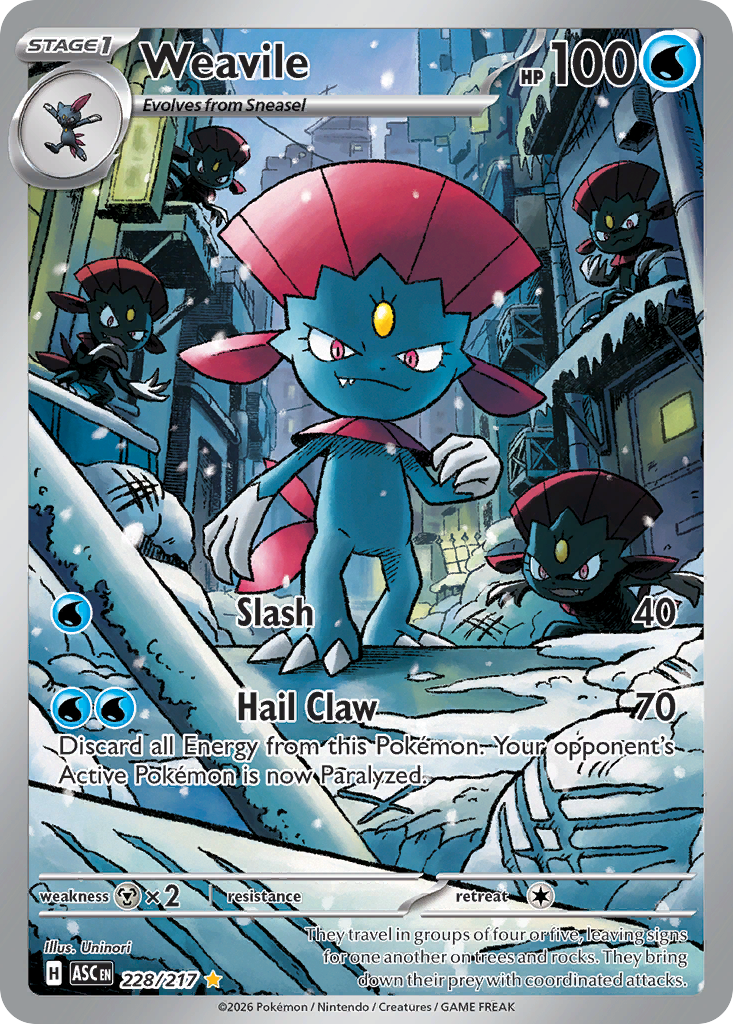 Weavile (014/064) [Scarlet & Violet: Shrouded Fable] | Odin's Place
