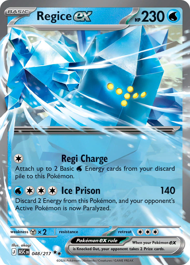 Regice (037/189) [Prize Pack Series Three] | Odin's Place