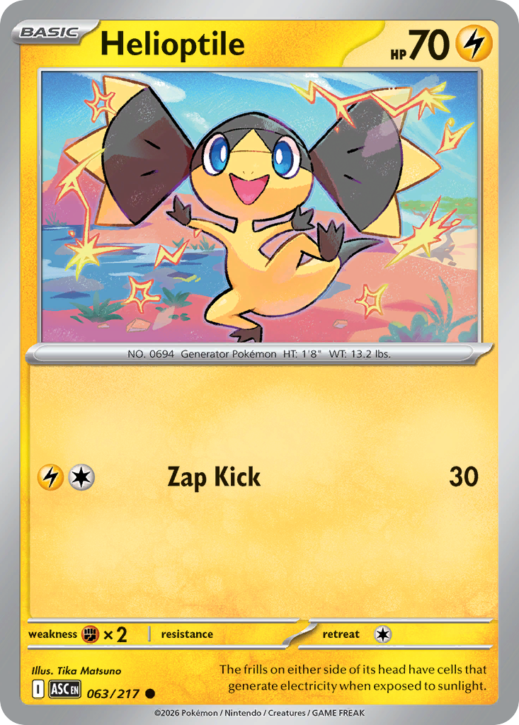 Helioptile (154/191) [Scarlet & Violet: Surging Sparks] | Odin's Place