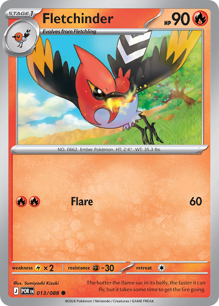 Fletchinder (122/142) [Scarlet & Violet: Stellar Crown] | Odin's Place