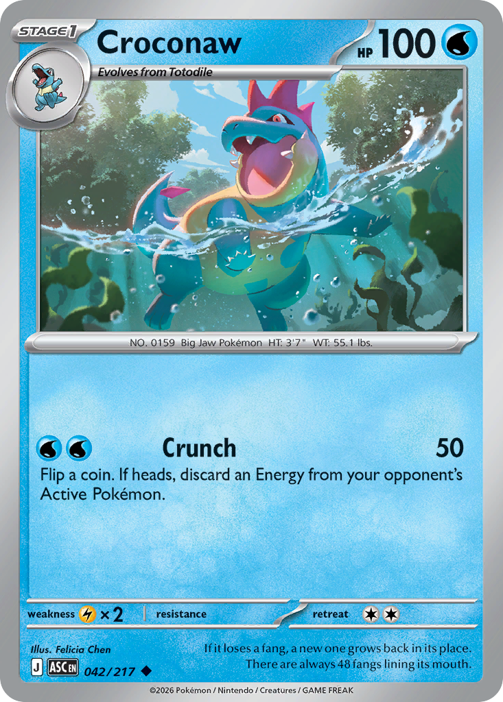 Croconaw (040/162) [Scarlet & Violet: Temporal Forces] | Odin's Place
