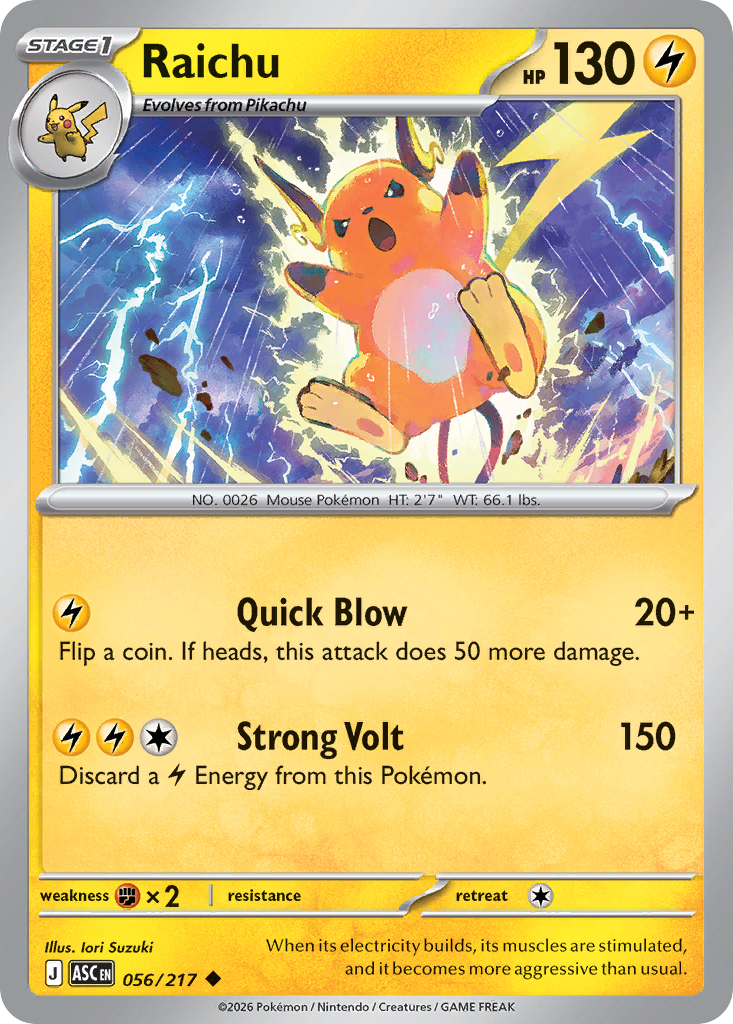 Raichu (052/162) [Scarlet & Violet: Temporal Forces] | Odin's Place