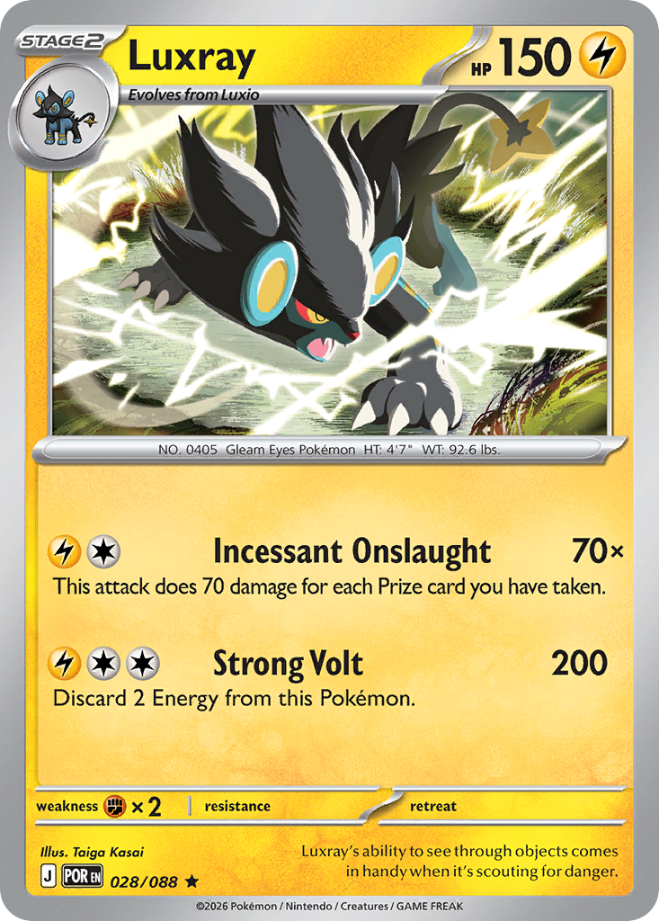 Luxray (071/193) [Prize Pack Series Four] | Odin's Place