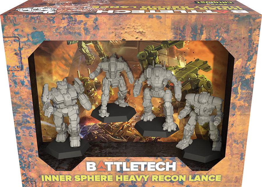 BattleTech: Mercenaries Forcepack - Inner Sphere Heavy Recon Lance | Dragon's Lair Comics and Fantasy Houston TX