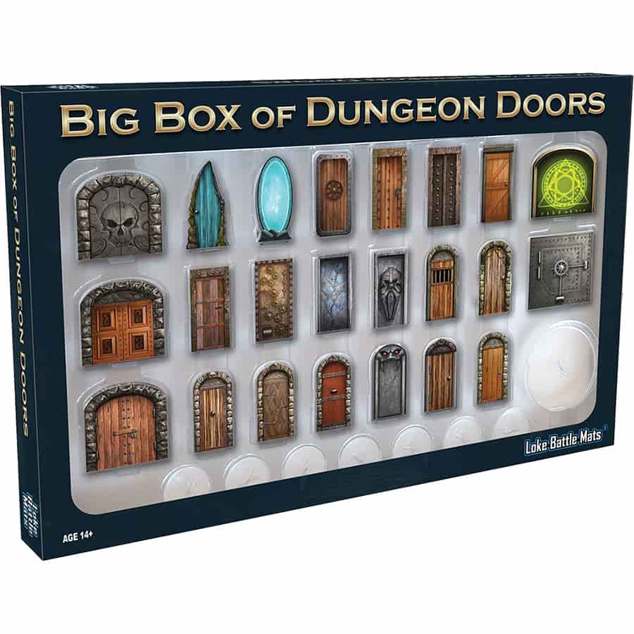 Loke Battle Mats: Big Box of Dungeon Doors | Dragon's Lair Comics and Fantasy Houston TX