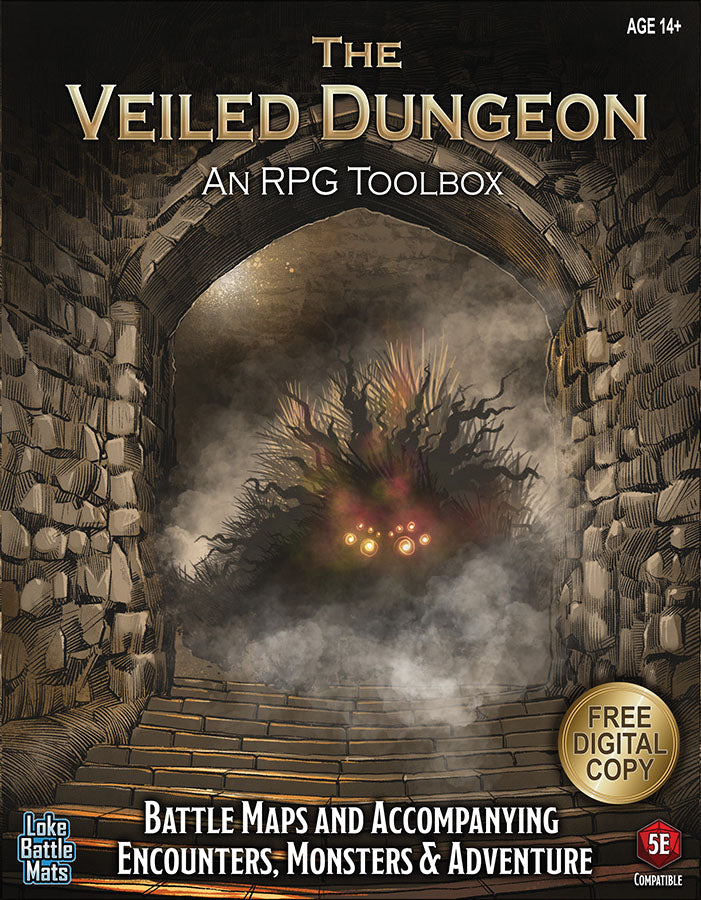 Loke Battle Mats: The Veiled Dungeon RPG Toolbox | Dragon's Lair Comics and Fantasy Houston TX