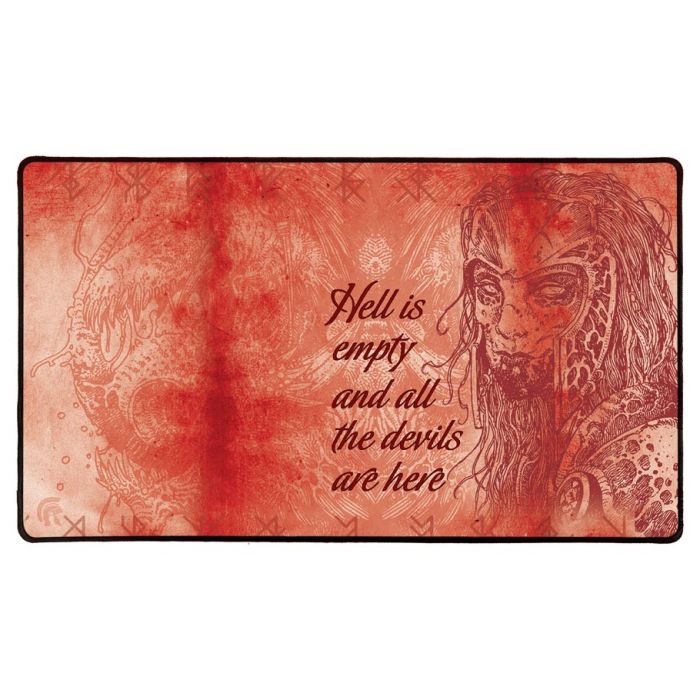 Legion Play Mat: Hell is Empty | Dragon's Lair Comics and Fantasy Houston TX