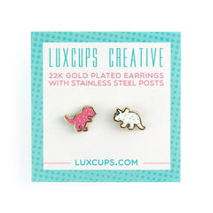 Dino Cookie Earrings | Dragon's Lair Comics and Fantasy Houston TX
