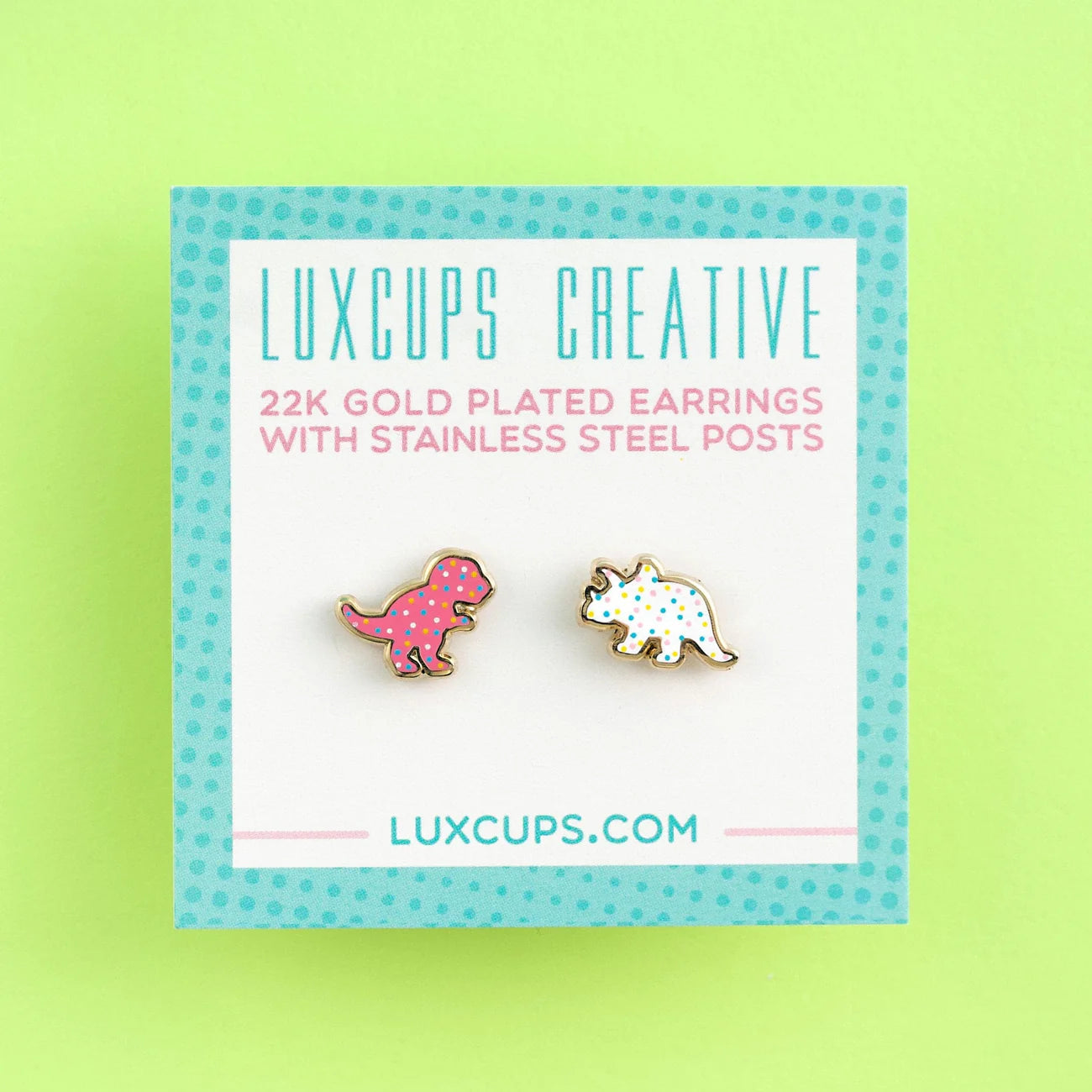 Dino Cookie Earrings | Dragon's Lair Comics and Fantasy Houston TX