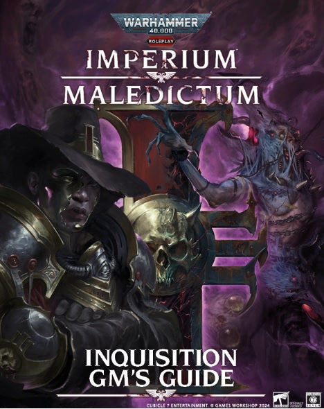 Warhammer 40K RPG: Imperium Maledictum - Inquisition GM's Guide (Hardcover) | Dragon's Lair Comics and Fantasy Houston TX