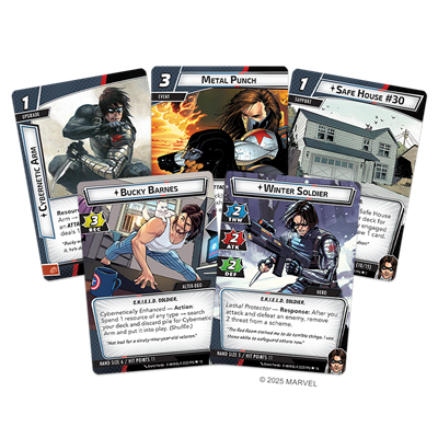 Marvel Champions LCG: Winter Soldier Hero Pack Expansion | Dragon's Lair Comics and Fantasy Houston TX