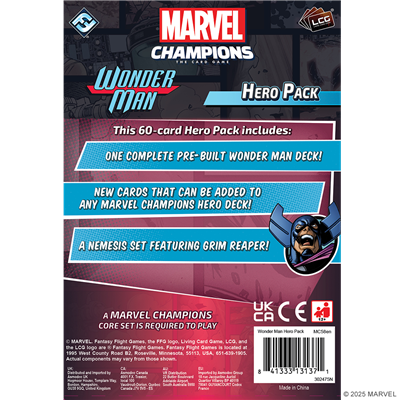 Marvel Champions LCG: Wonder Man Hero Pack | Odin's Place