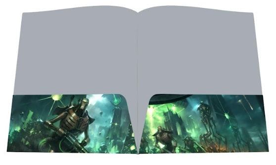 Ultra Pro Warhammer 40k: Necron Codex Aligned Datasheet & Index Card Folio | Dragon's Lair Comics and Fantasy Houston TX