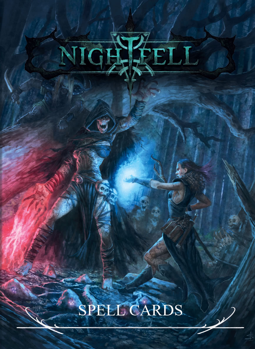 Nightfell RPG: Spell Cards | Dragon's Lair Comics and Fantasy Houston TX