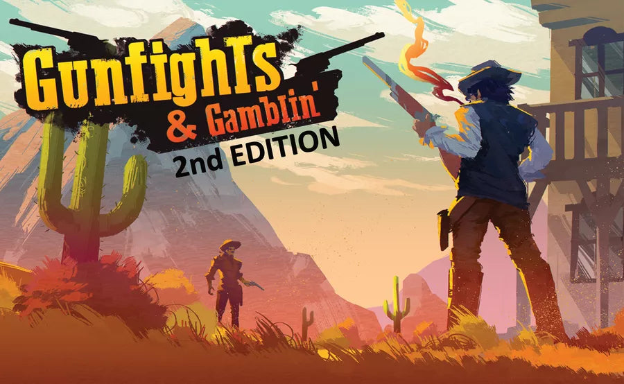 Gunfights and Gamblin' Board Game Second Edition | Dragon's Lair Comics and Fantasy Houston TX