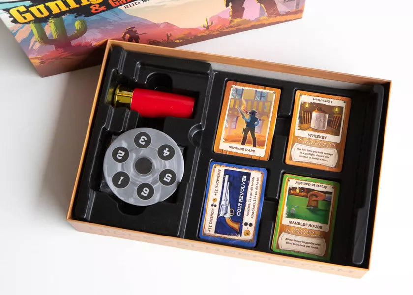 Gunfights and Gamblin' Board Game Second Edition | Dragon's Lair Comics and Fantasy Houston TX