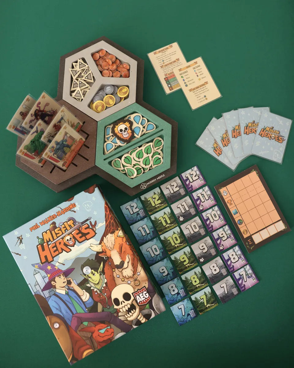Misfit Heroes Board Game | Odin's Place