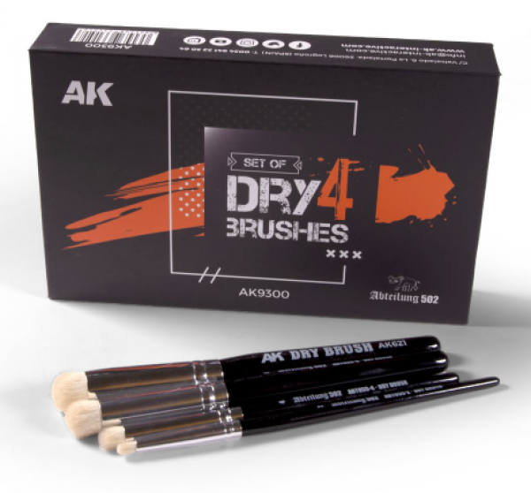 AK Interactive Dry Brush Set | Dragon's Lair Comics and Fantasy Houston TX