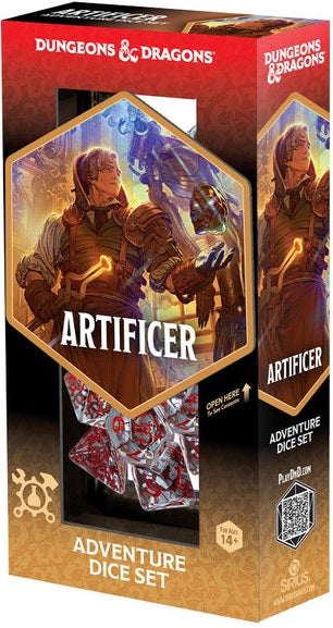 Dungeons & Dragons: Adventurer Dice: Artificer Clear | Odin's Place