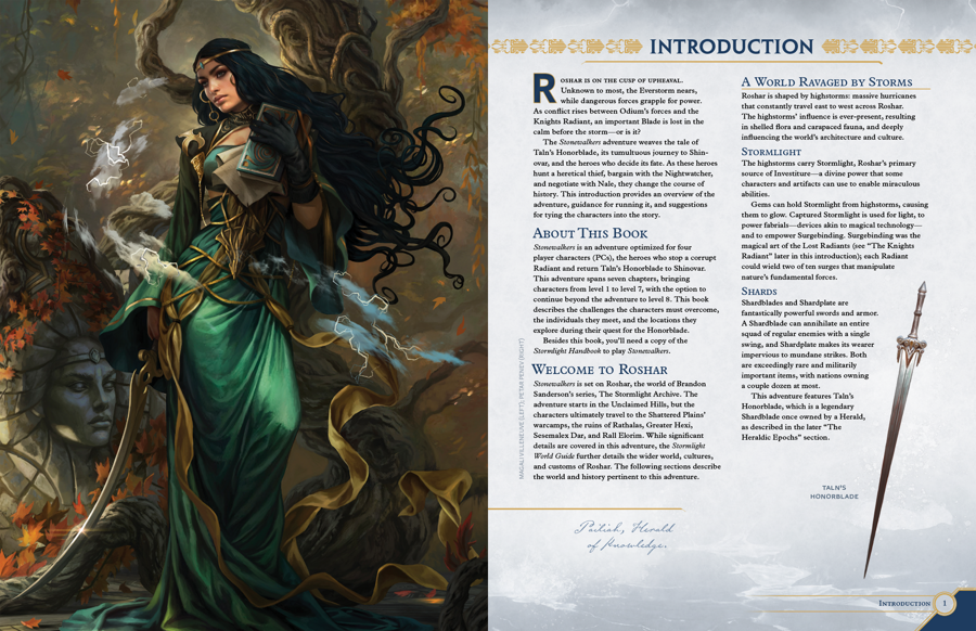 Brandon Sanderson's Cosmere RPG Stonewalkers Adventure | Odin's Place