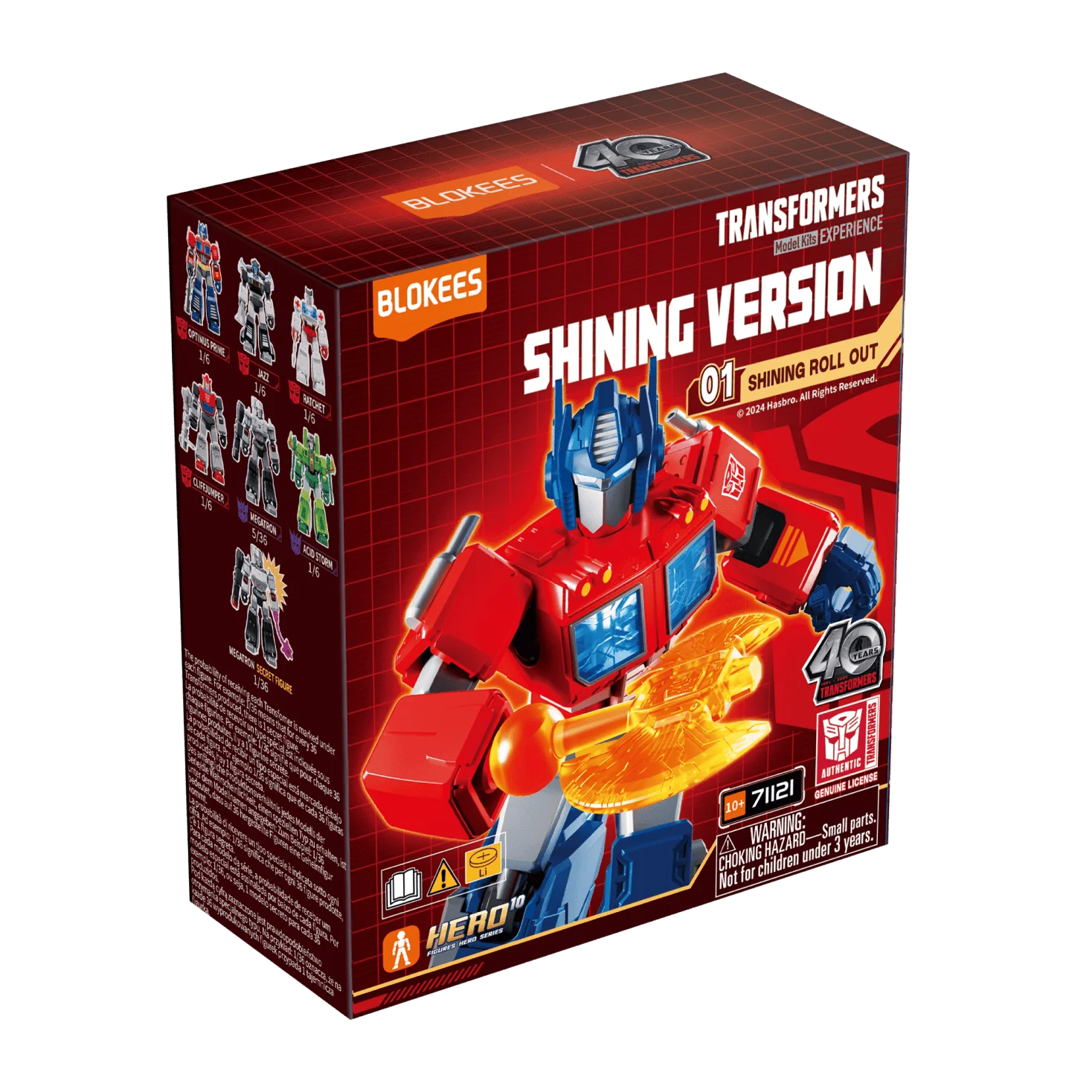 Blokees: Transformers - 4" Shining Version 01 Shining Roll Out Blind Box | Dragon's Lair Comics and Fantasy Houston TX