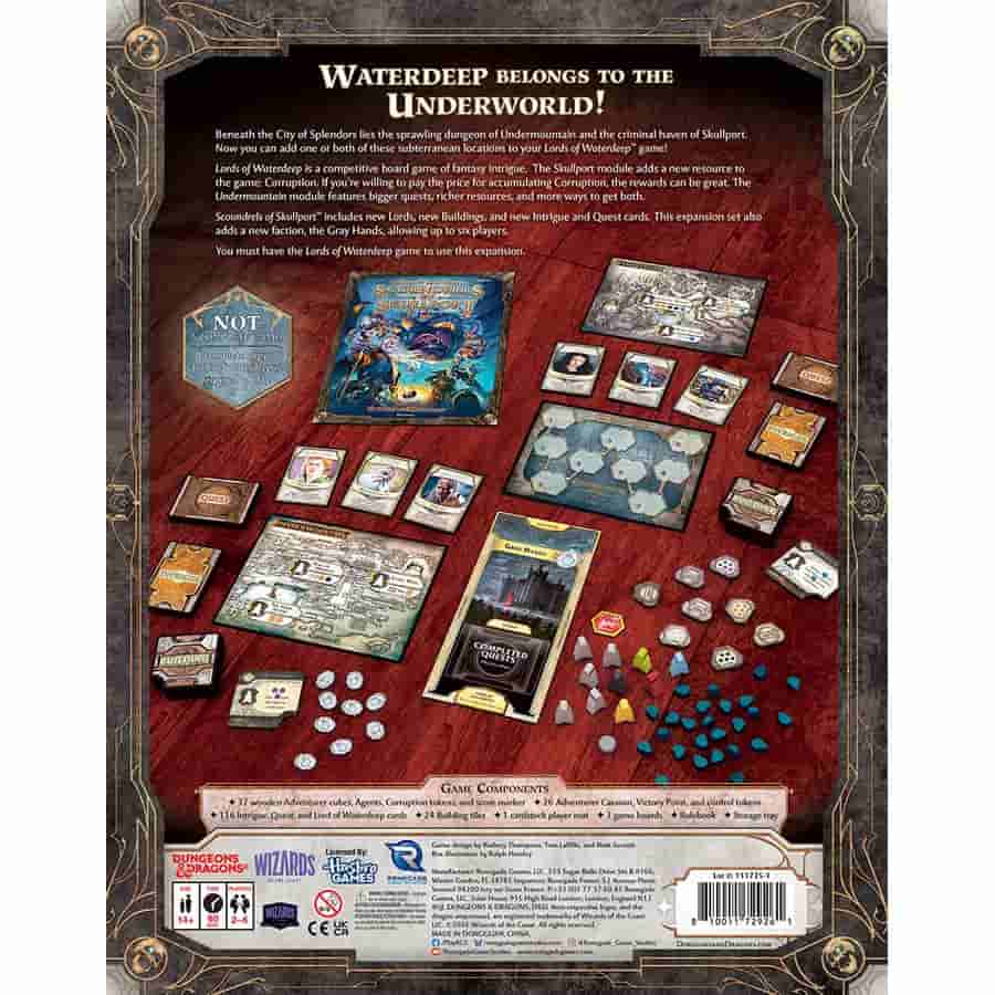Dungeons & Dragons: Lords of Waterdeep: Scoundrels of Skullport Expansion | Odin's Place