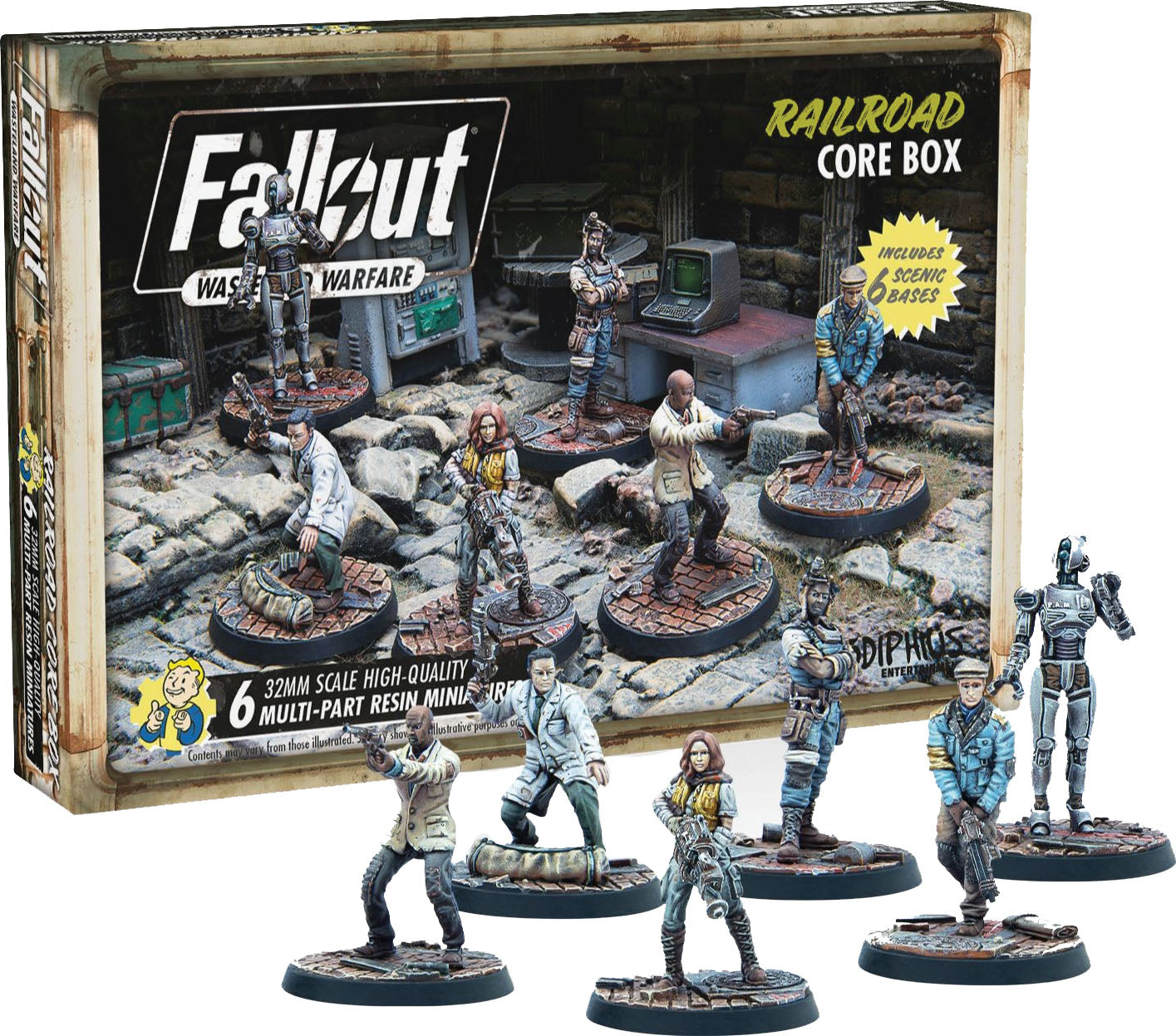 Fallout Wasteland Warfare - Railroad Core Box | Dragon's Lair Comics and Fantasy Houston TX