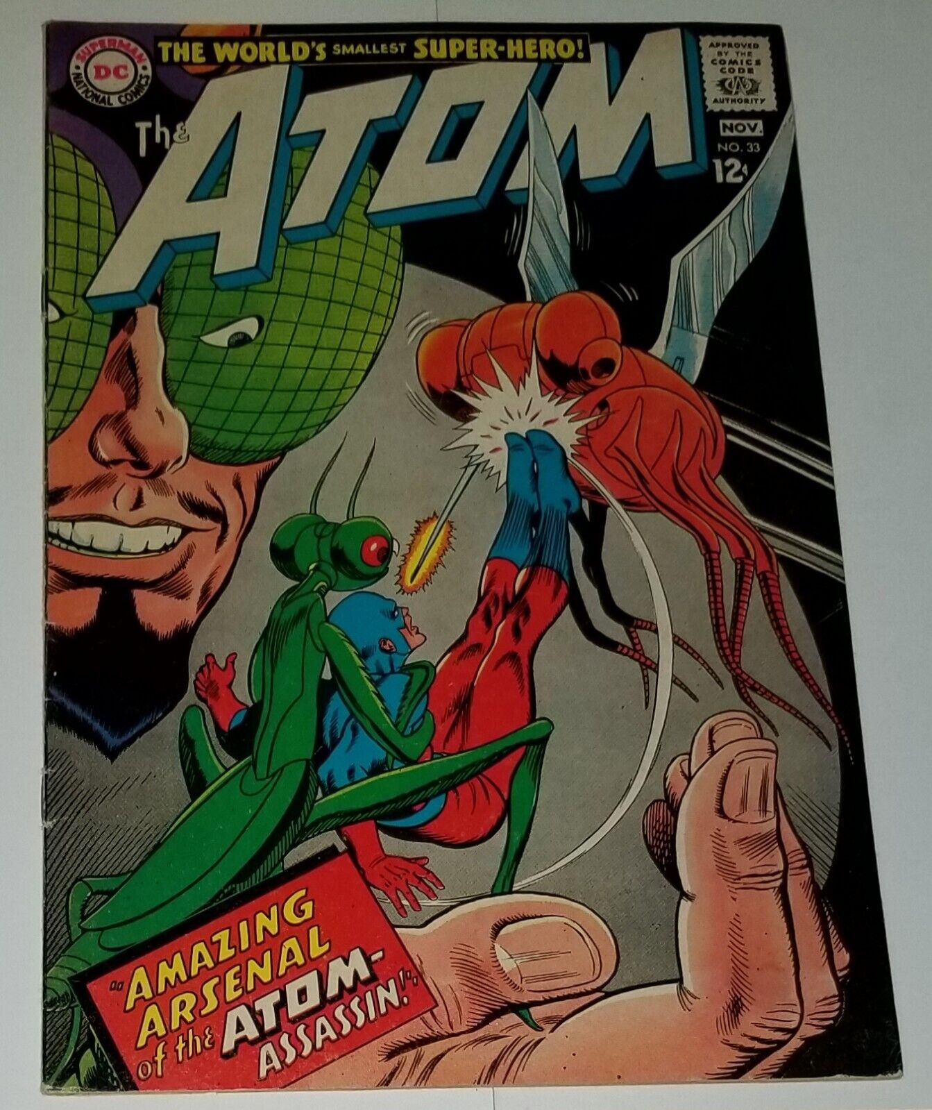 The Atom #33 DC Comics 1967 Worlds Smallest Super Hero Atom Assassin | Odin's Place