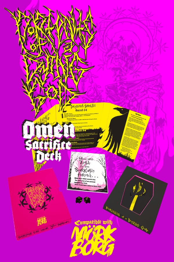 Mork Borg: Portents of a Dying God: Mork Borg Omen Deck | Dragon's Lair Comics and Fantasy Houston TX