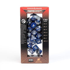 Dungeons & Dragons: Adventurer Dice: Fighter Blue | Dragon's Lair Comics and Fantasy Houston TX