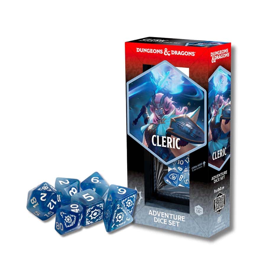 Dungeons & Dragons: Adventurer Dice: Cleric - Blue | Dragon's Lair Comics and Fantasy Houston TX