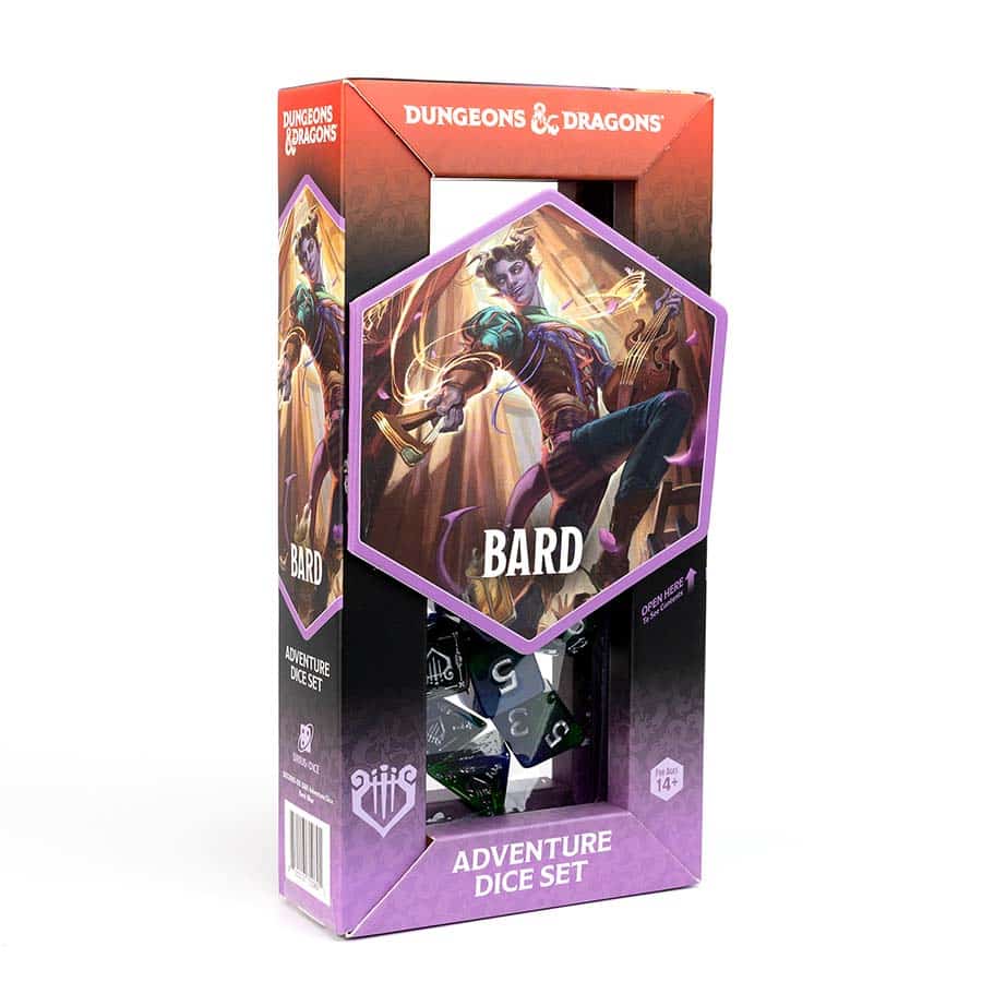 Dungeons & Dragons: Adventurer Dice: Bard - Blue | Dragon's Lair Comics and Fantasy Houston TX