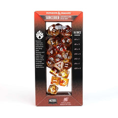 Dungeons & Dragons: Adventurer Dice: Sorcerer Orange | Dragon's Lair Comics and Fantasy Houston TX