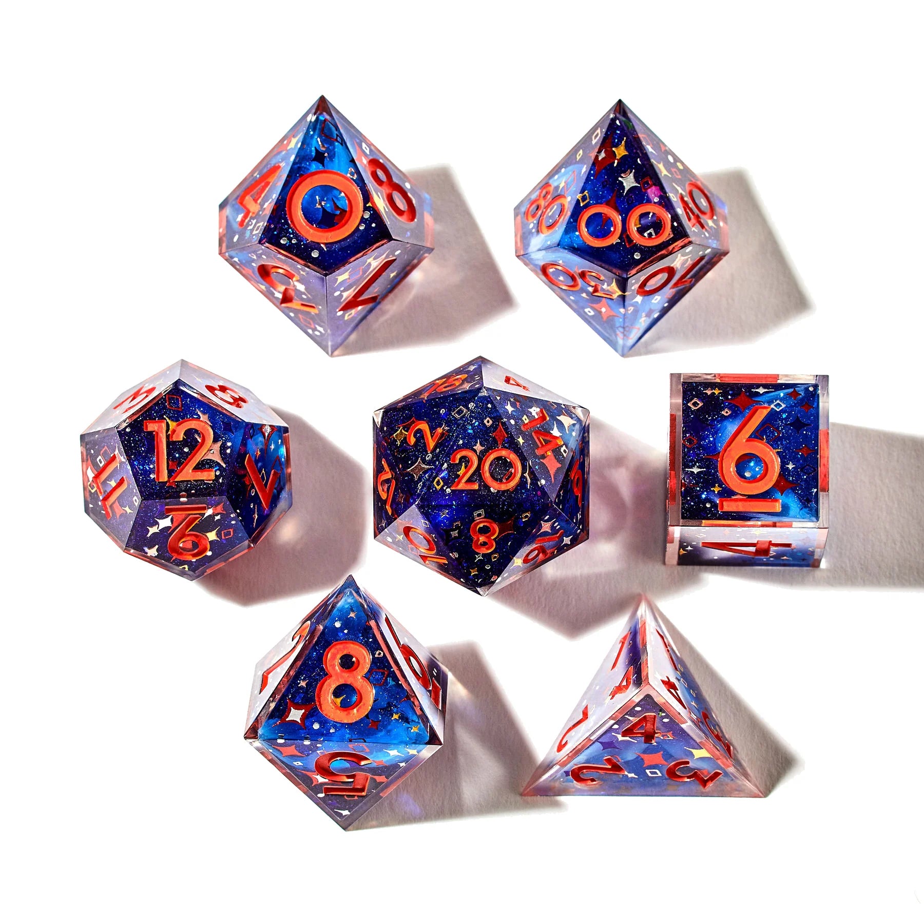 Dispel Dice Sea of Stars Sharp Poly 7 Set | Odin's Place