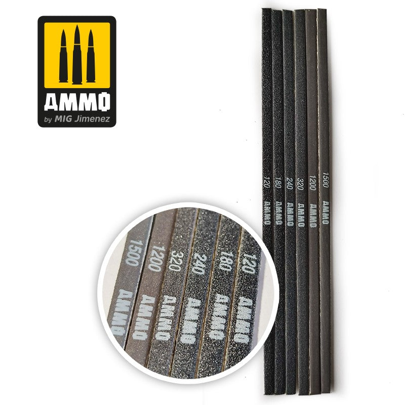 Ammo Mig Contour Sanding Stick (120/180/240/320/1200/1500) | Dragon's Lair Comics and Fantasy Houston TX
