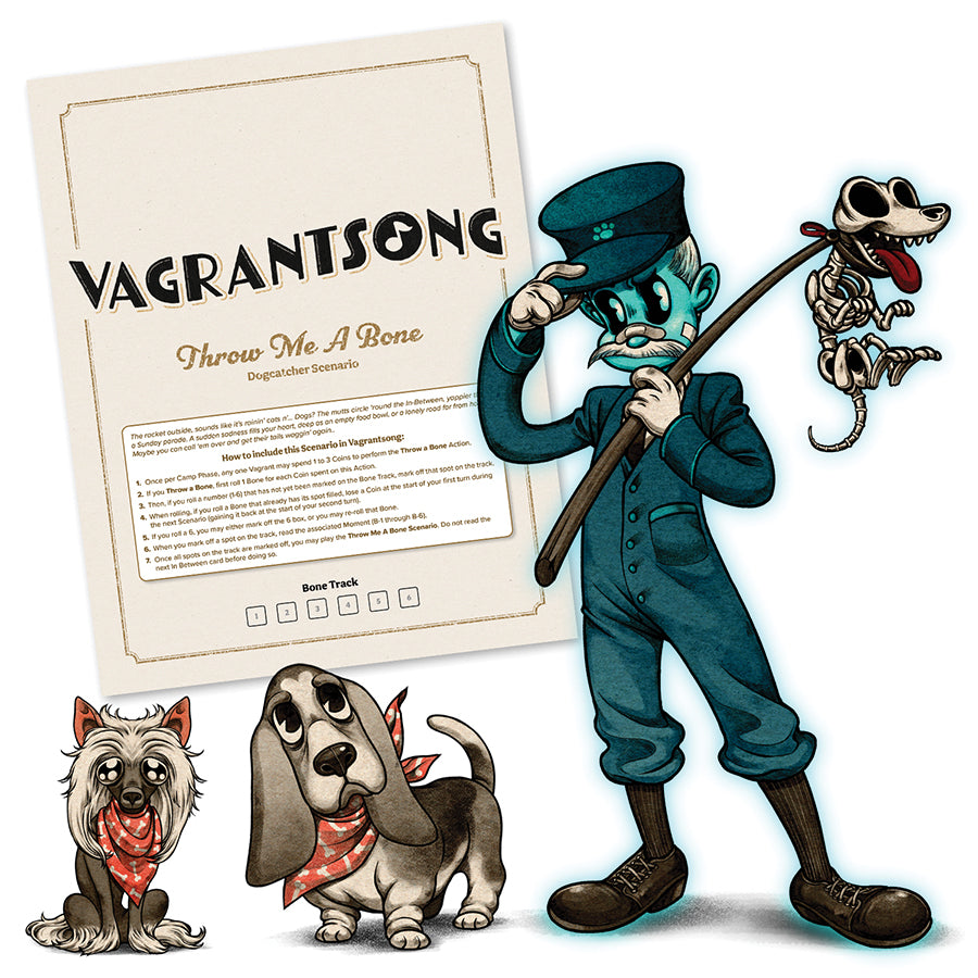 Vagrantsong: Throw me a Bone Dogcatcher Scenario | Dragon's Lair Comics and Fantasy Houston TX