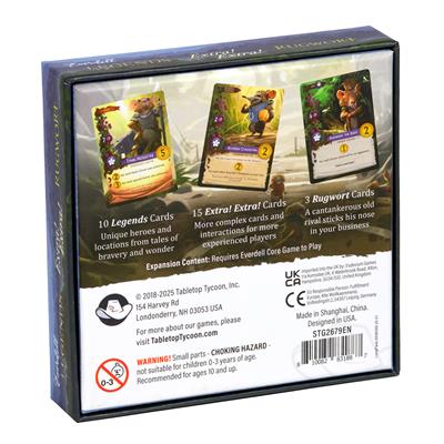 Everdell Legendary Extra Extra and Rugwort Card Expansion | Dragon's Lair Comics and Fantasy Houston TX