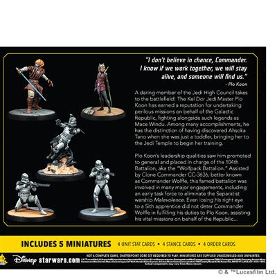 STAR WARS: SHATTERPOINT - LEAD BY EXAMPLE SQUAD PACK | Dragon's Lair Comics and Fantasy Houston TX