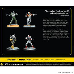 Star Wars: Shatterpoint - Delta Squad, Form Up Squad Pack | Dragon's Lair Comics and Fantasy Houston TX