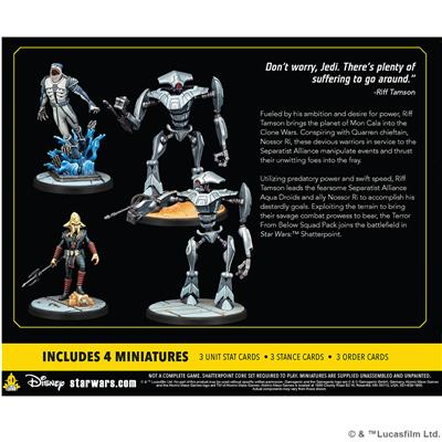 Star Wars: Shatterpoint - Terror From Below Squad Pack | Dragon's Lair Comics and Fantasy Houston TX