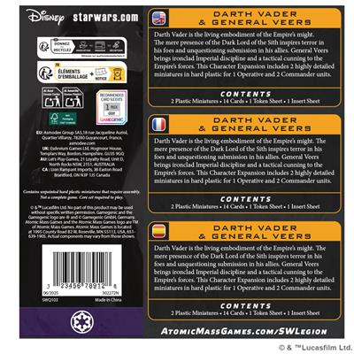 Star Wars: Legion - Darth Vader & General Veers Character Expansion | Dragon's Lair Comics and Fantasy Houston TX